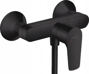 Душевой смеситель hansgrohe Talis E Black модель 71760670 — однорычажный, матовый черный