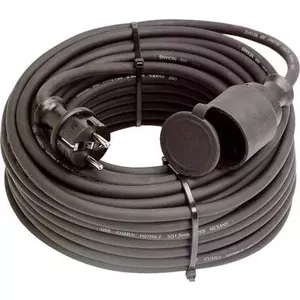 Удлинительный кабель AS Schwabe 60335 — 16 A, 15 м, чёрный