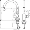 hansgrohe Vernis Shape M35 хром смеситель с одним рычагом Photo 2