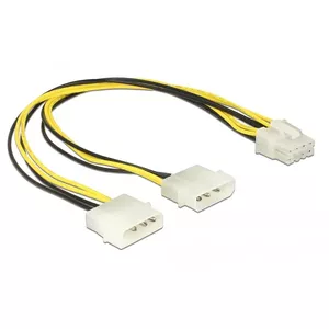 Internal power cable DeLOCK 85453 0.3m 8-pin EPS12V Male