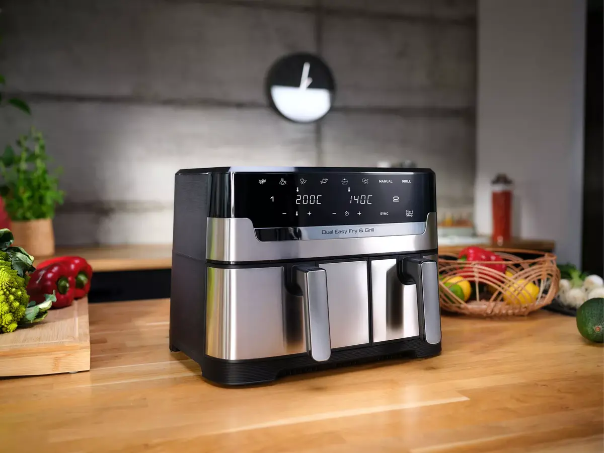 Tefal Dual Easy Fry & Grill EY905D karstā gaisa fritieris Photo 4