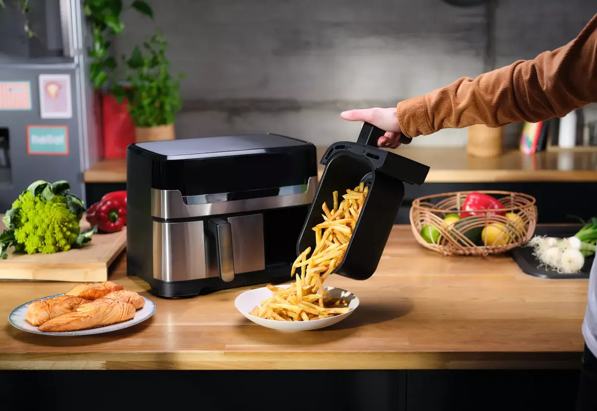 Tefal Dual Easy Fry & Grill EY905D karstā gaisa fritieris Photo 5