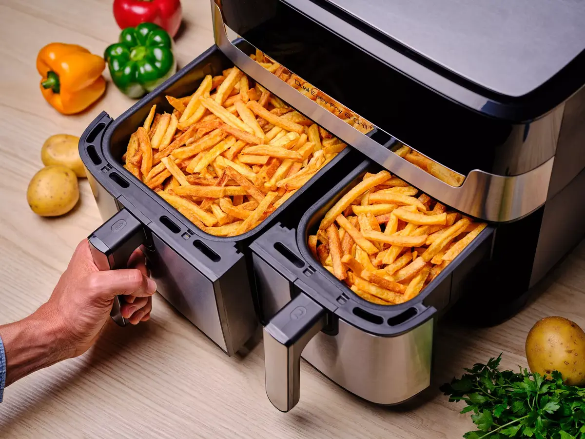 Tefal Dual Easy Fry & Grill EY905D karstā gaisa fritieris Photo 6
