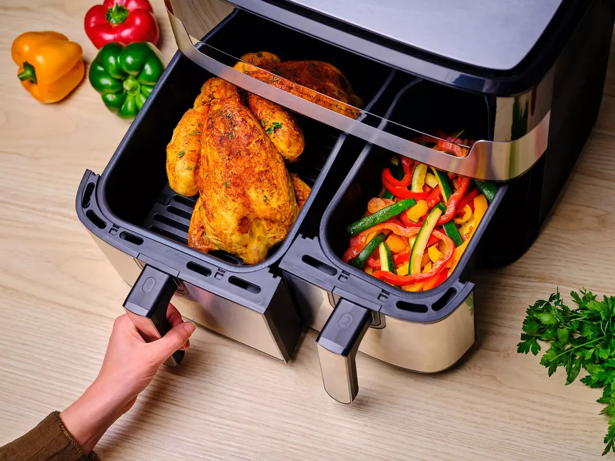 Tefal Dual Easy Fry & Grill EY905D karstā gaisa fritieris Photo 8