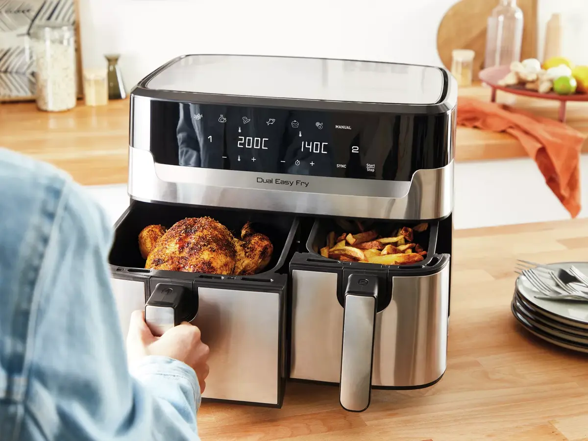 Tefal Dual Easy Fry & Grill EY905D karstā gaisa fritieris Photo 14