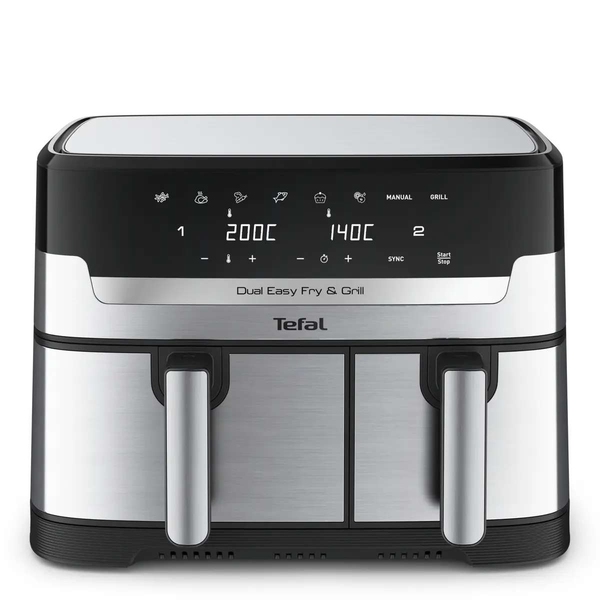 Аэрофритюрница Tefal Dual Easy Fry & Grill EY905D Photo 2