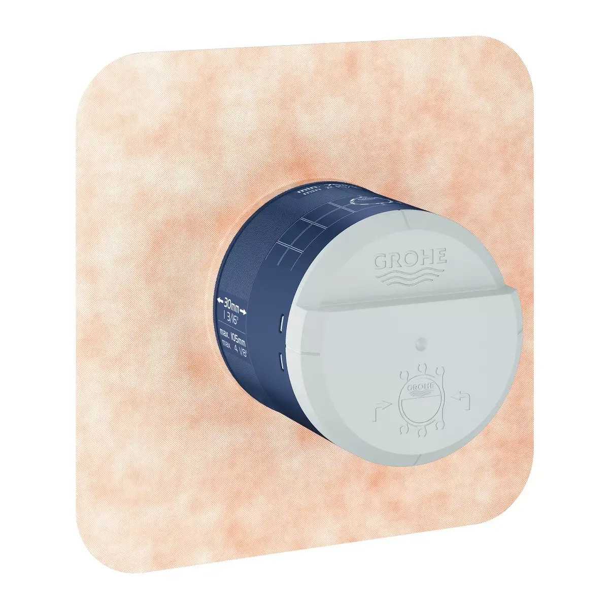 Plaster box GROHE 26483000 for shower head Photo 5