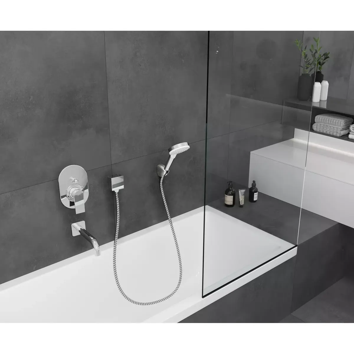 hansgrohe комплект для душевой лейки 26455670 Photo 6