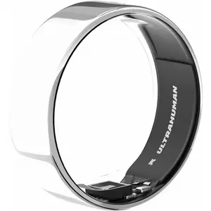 Смарт-кольцо‑трекер активности Ultrahuman Ring AIR — серебристое, LiPo 24 мAh, до 6 дней работы