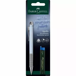 Mehāniskais zīmulis Faber-Castell 232799 0.7 mm, zils/pelēks, melns vads, 1 gab.