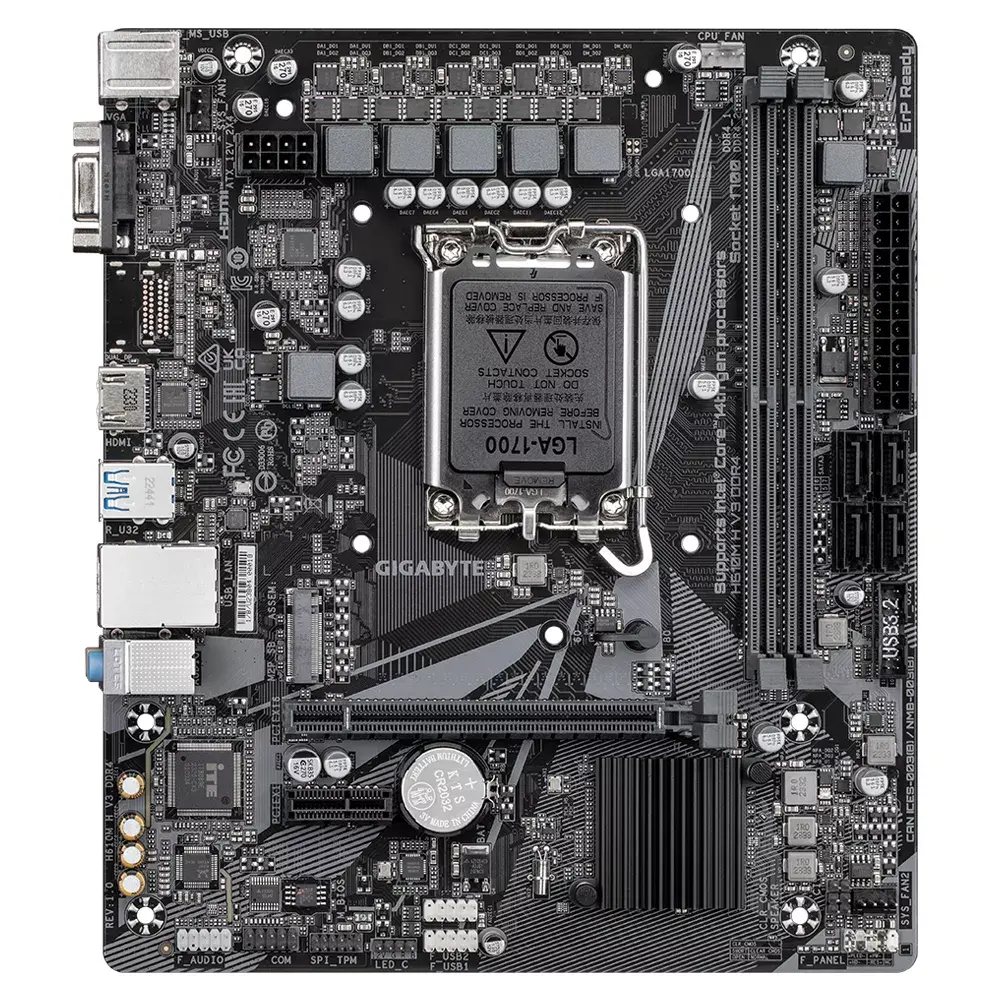 GIGABYTE H610M H V3 DDR4 Micro ATX материнская плата Photo 2