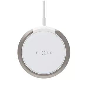 Bezvadu lādētājs FIXED MagPad FIXMPAD2-WH 10W, magnētiska Qi paliktnis, balta