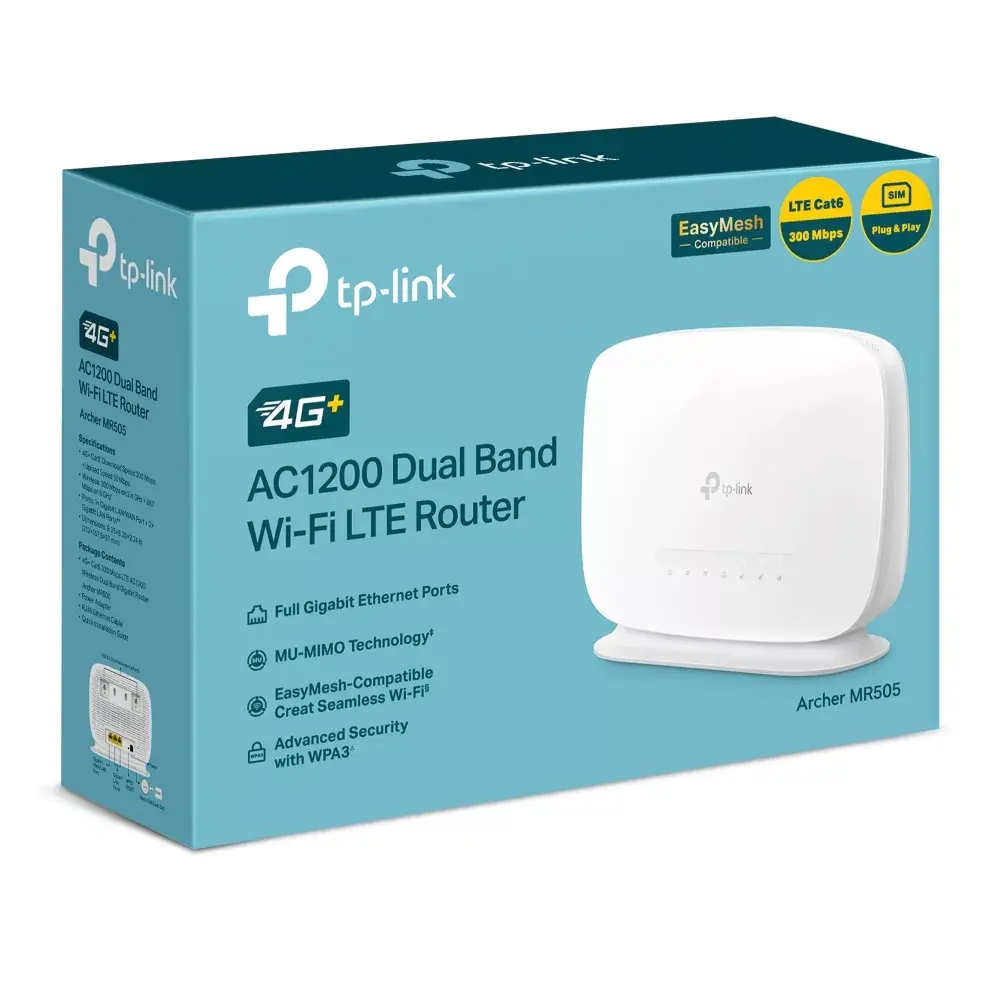 Роутер TP-Link Archer 4G+ Cat6 AC1200 Photo 8