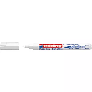 Edding 1500 Fine Capped Gel Pen, White