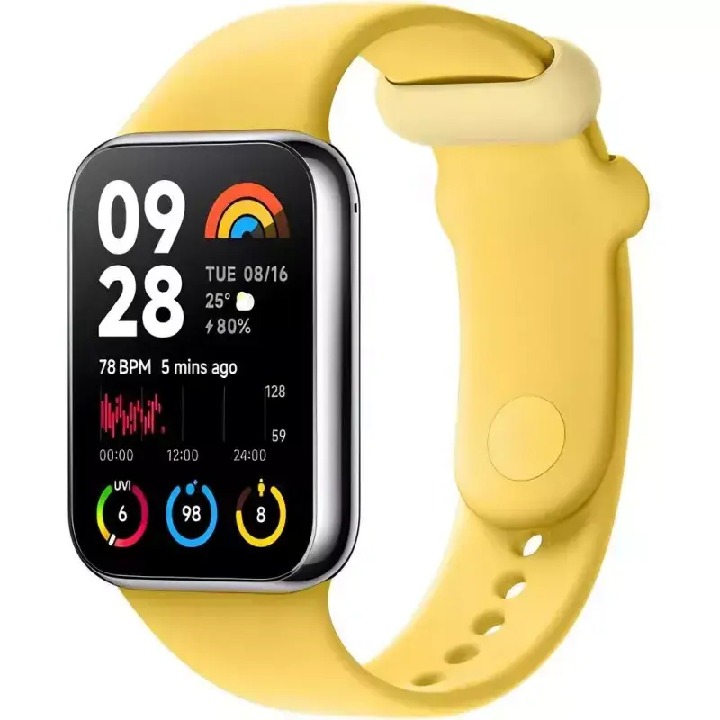 TPU siksniņa Xiaomi Smart Band 8 Pro — citrona Photo 3