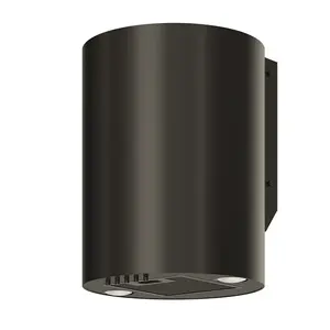 Вытяжка MAAN Elba Mini WPB 431, чёрная сталь, 120–300 м³/ч, шум 55–61 дБ, высота 400 мм, электронное управление с дисплеем и пультом
