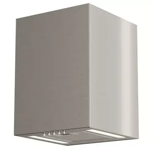 Tvaika nosūcējs MAAN ELBA MINI WPB 430, satīna tērauds, Ø300 mm, augstums 400 mm, elektroniska vadība, tauku filtrs