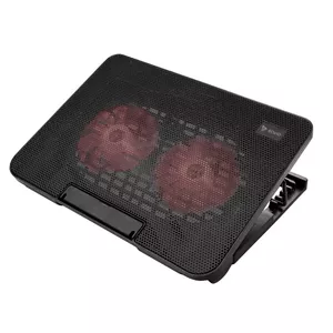 Savio COS-02 laptop cooling pad 43.9 cm (17.3") Black