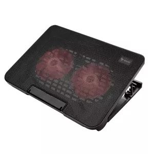 Laptop cooling pad SAVIO COS-02, 2 fans 14 cm, USB-powered, fits up to 17.3", black