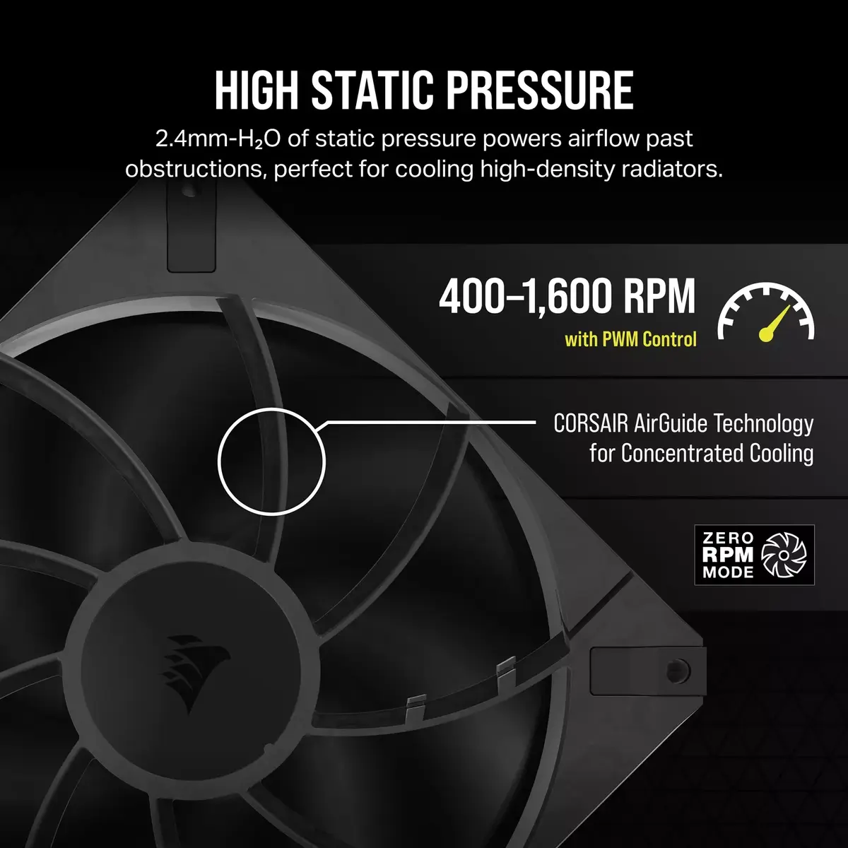 Ventilators Corsair RS140 MAX Photo 9