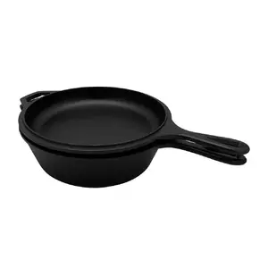Čuguna Combi Pot Lodge L-LCC3 3 kvartas ar pannas vāku