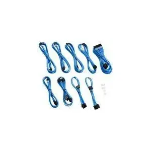 CableMod C-Series PRO ModMesh RM set light blue — sleeved modular PSU extension cables for ATX power