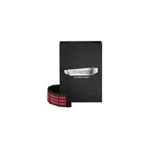 Power cable kit CableMod PRO Series ModMesh C-Series for Corsair RMi/RMx — Black/Red sleeved cables