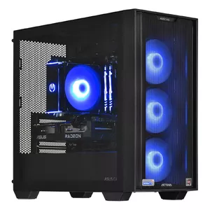 ПК Actina Mini Tower AMD Ryzen 5 5600, 16 ГБ DDR4-3600, 1 ТБ SSD, AMD Radeon RX 7600, 500 Вт, чёрный