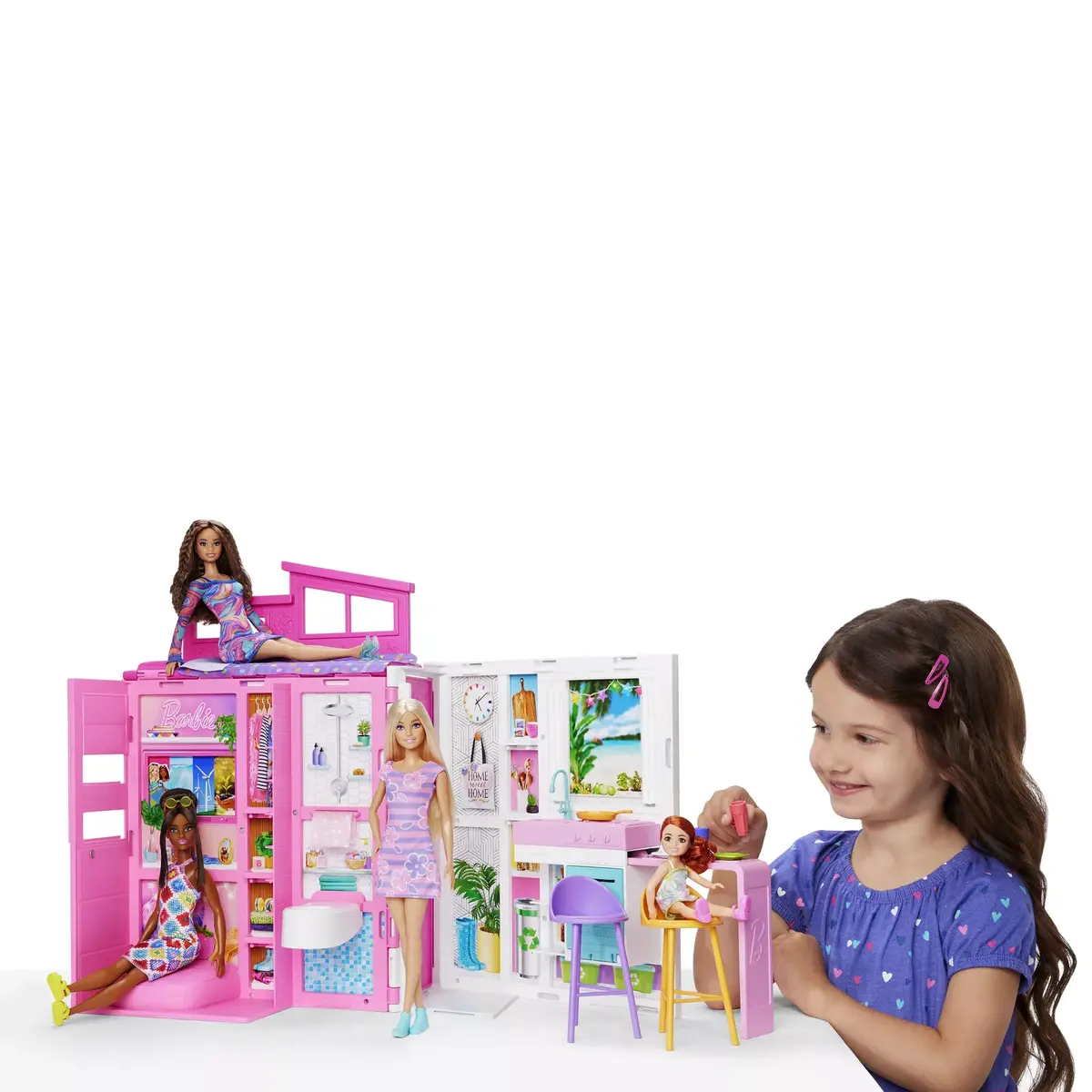 Barbie Getaway House lelle un spēļu komplekts MATTEL Photo 4
