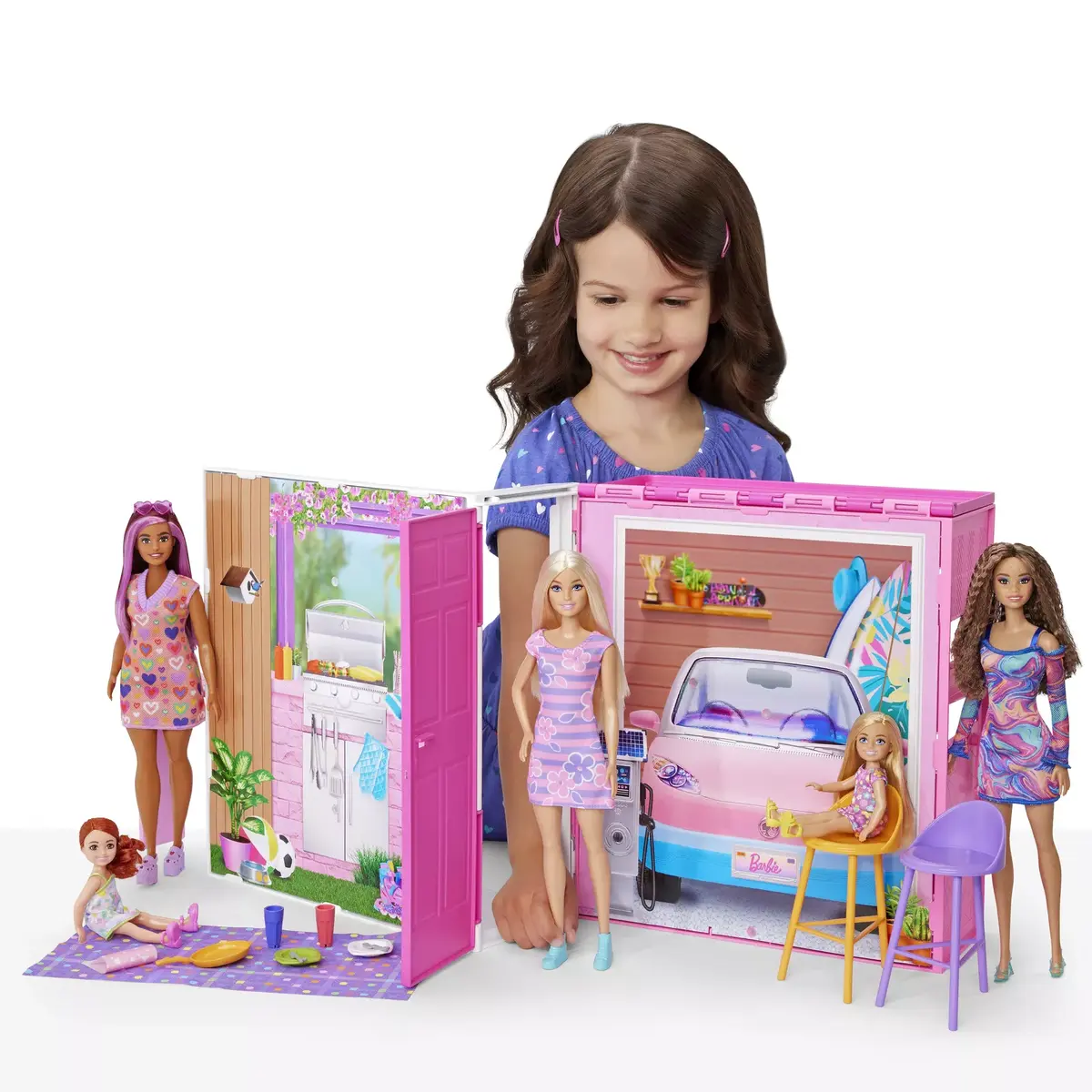 Barbie Getaway House lelle un spēļu komplekts MATTEL Photo 5