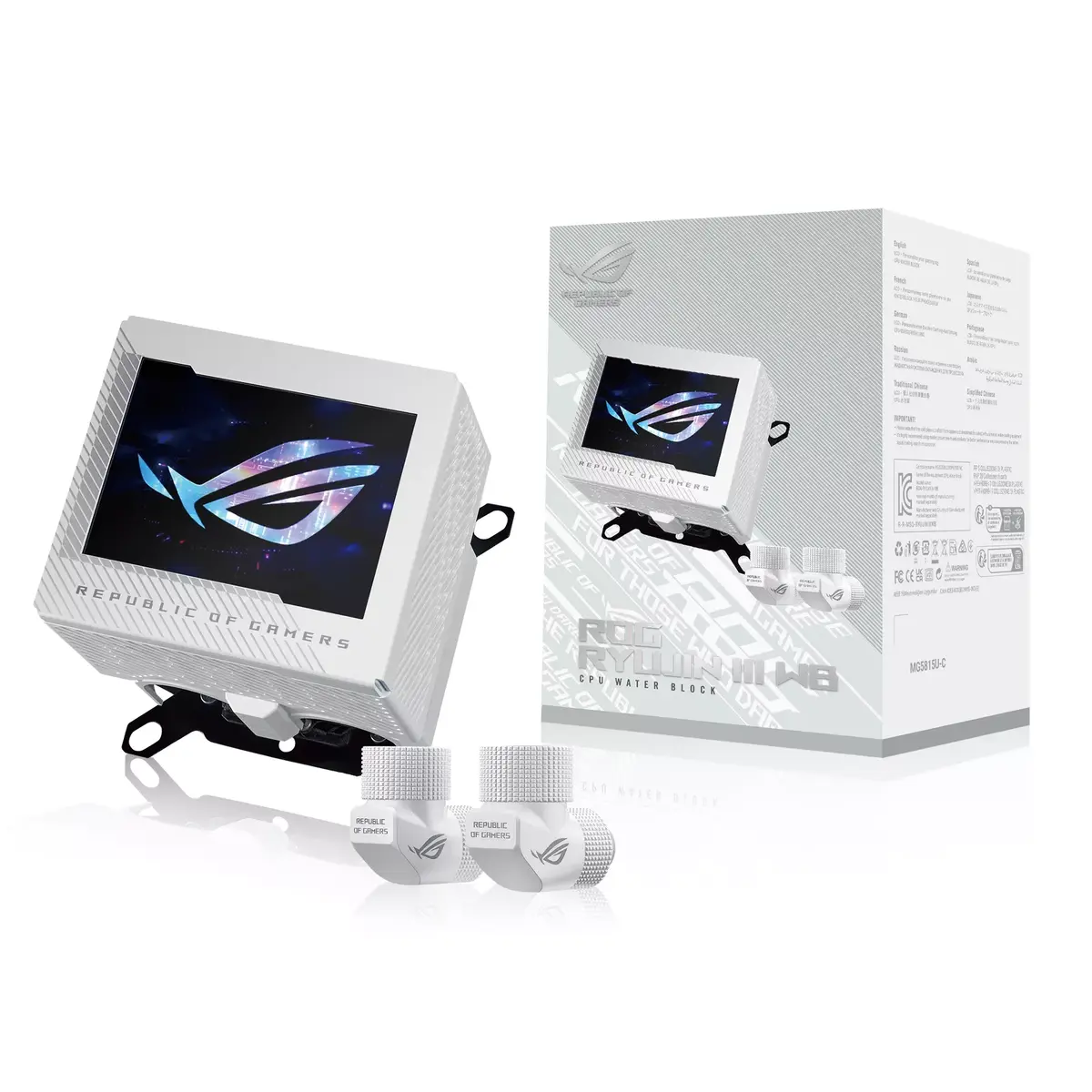 Water block ASUS ROG RYUJIN III WB White Edition Photo 7