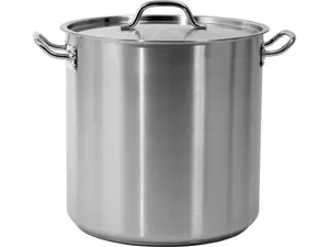 Saucepan YATO YG-00007 — 36.6 L, Round Stainless Steel, Ø36 cm, H360 mm, Wall 1 mm
