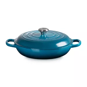 Кастрюля-утятница Le Creuset 21180306422430 3.5 L Синяя Чугунная
