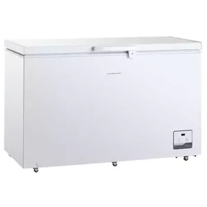 Bezsaldētavas kaste Scandomestic CF 500 WE — 500 L, pārveidojams -24°C līdz +5°C, saldēšanas jauda 22,5 kg/24h, balts