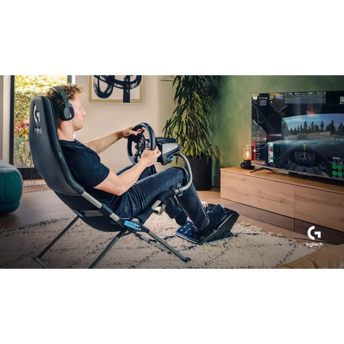 Игровое кресло Playseat Challenge X Logitech G Edition Photo 17