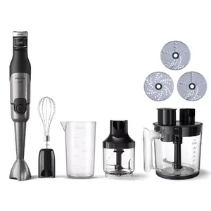 Погружной блендер Philips HR2685/00 1200 Вт, чаша 1,7 л, 2 скорости, ProMix, чёрный