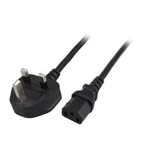 Сетевой кабель EFB Elektronik EK484.2 черный 2 м