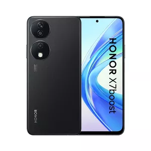 Viedtālrunis Honor X7boost — 6.8" (17.3 cm) FHD+ ekrāns, Snapdragon 680, 6 GB RAM, 128 GB, 108 MP, Dual SIM, Android 13, 5330 mAh, melns
