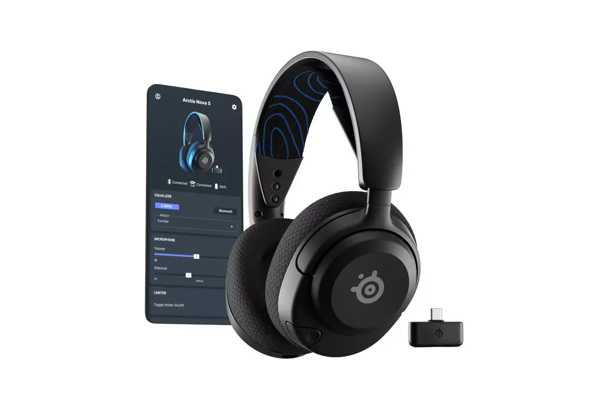 Austiņas Steelseries Arctis Nova 5P Wireless Photo 2