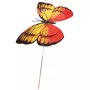 Садовый декор BESK Butterfly on Stick 9088104 — металлическая бабочка на шпильке для сада