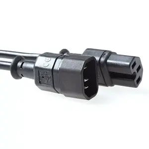 Кабель питания C14 - C15 ACT Powercord 1.2 м