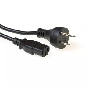 Power cord ACT Powercord Danish plug - C13 black 2.5 m