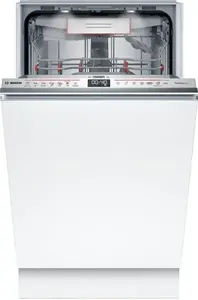 Bosch Serie 6 SPV6ZMX17E Fully Built-In Slimline Dishwasher with 10 Place Settings, Touch Control, 42 dB Noise Level, and Energy Class C