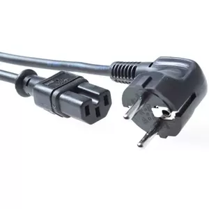 Power cord CEE 7/7 male angled ACT AK5001 1.5m