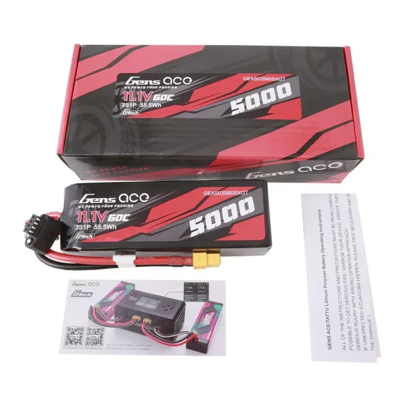 Gens ace G-Tech 3S 11.1V 5000mAh 60C LiPo Photo 5