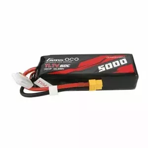 Battery Gens ace 5000mAh 11.1V 60C 3S1P Short-Size LiPo with XT60 plug