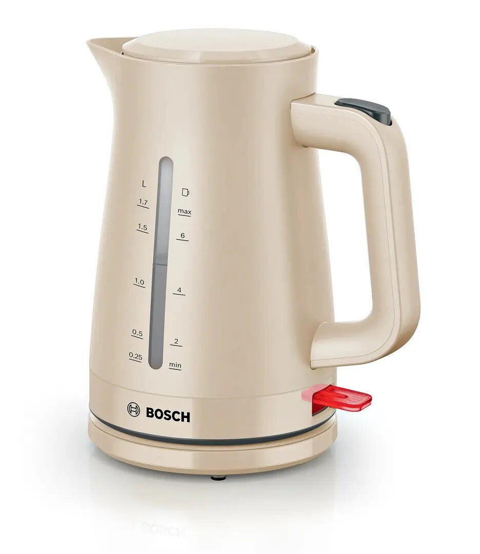 Elektriskais tējkanna Bosch TWK3M127, bēša, 1