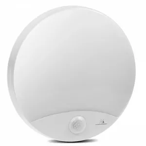 Wall LED lamp MACLEAN MCE357W with IR motion sensor, white, outdoor/indoor