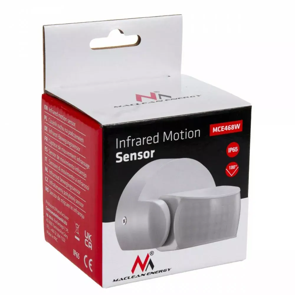 Infrared Motion Sensor MACLEAN MCE468W IP65 Photo 3