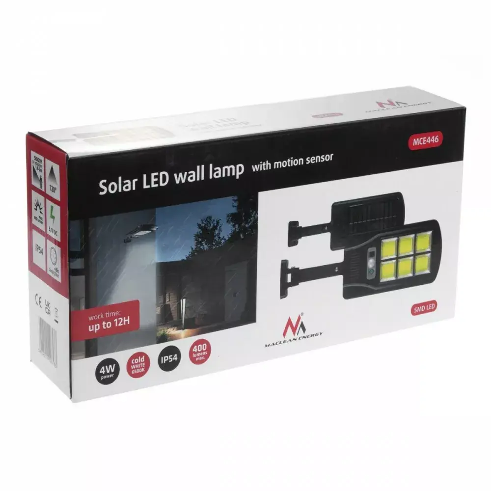 Solar LED street lamp MACLEAN MCE446 Photo 9